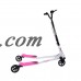 Jaxpety Large Pink Y Flicker Scooter 3 Wheels Kids Drafting Kick Scooter for Boys/Girls Aged 5+   